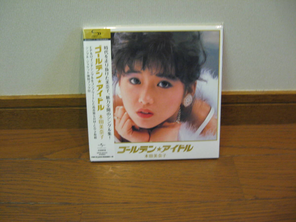 本田美奈子　ゴールデン☆アイドル 　帯付きレア廃盤品　ＳＨＭ－ＣＤ２枚組　ユニバーサル