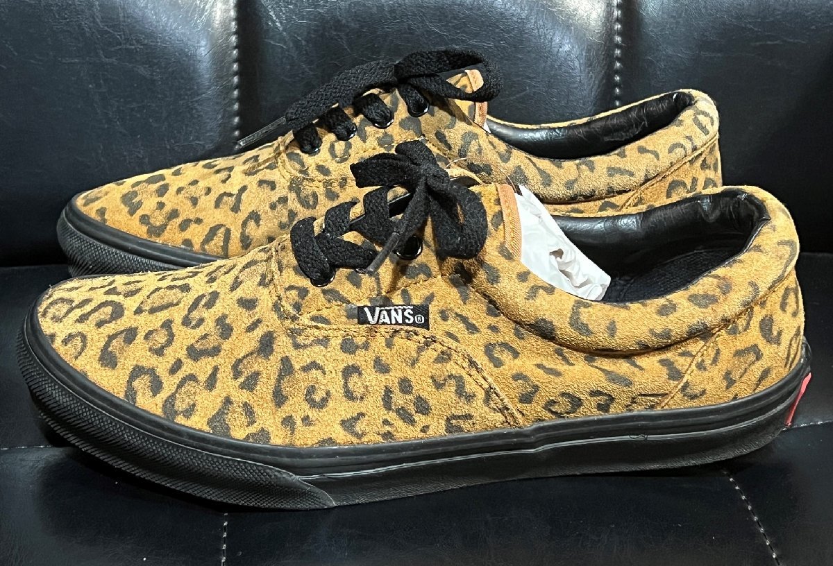 VANS ERA スエード レオパード 25.5cm V95CL バンズ エラ SUEDE 