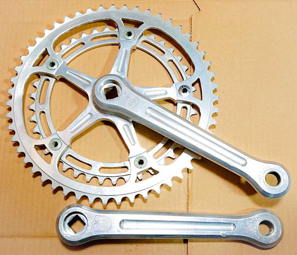 カンパニョーロ（スーパーレコード）クランク（トラック）167.5㎜　中古 ☆Campagnolo NUOVO RECORD カンパニョーロ ヌーボレコード 167.5mm 51