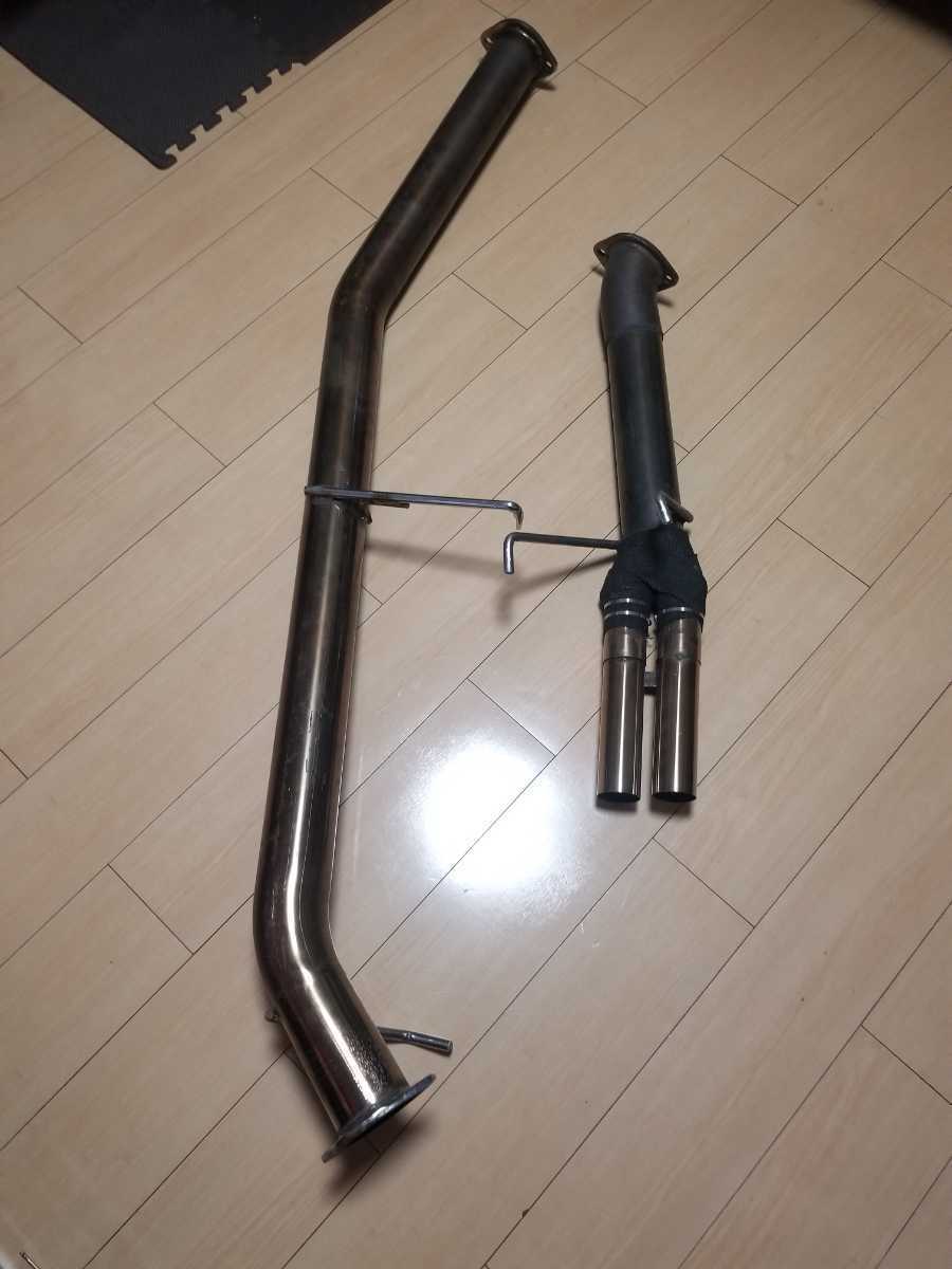 180SX ワンオフデュアルマフラー 180sx S13 ワンオフフルデュアル
