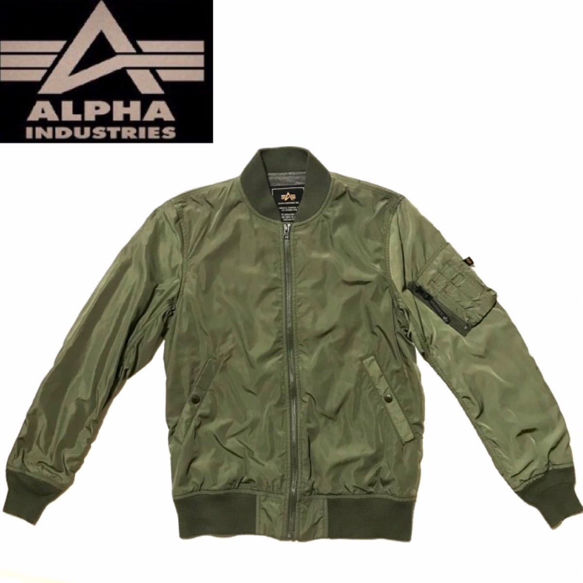 定番 ALPHA INDUSTRIES アルファ MA-1 フライトジャケット ミリタリー