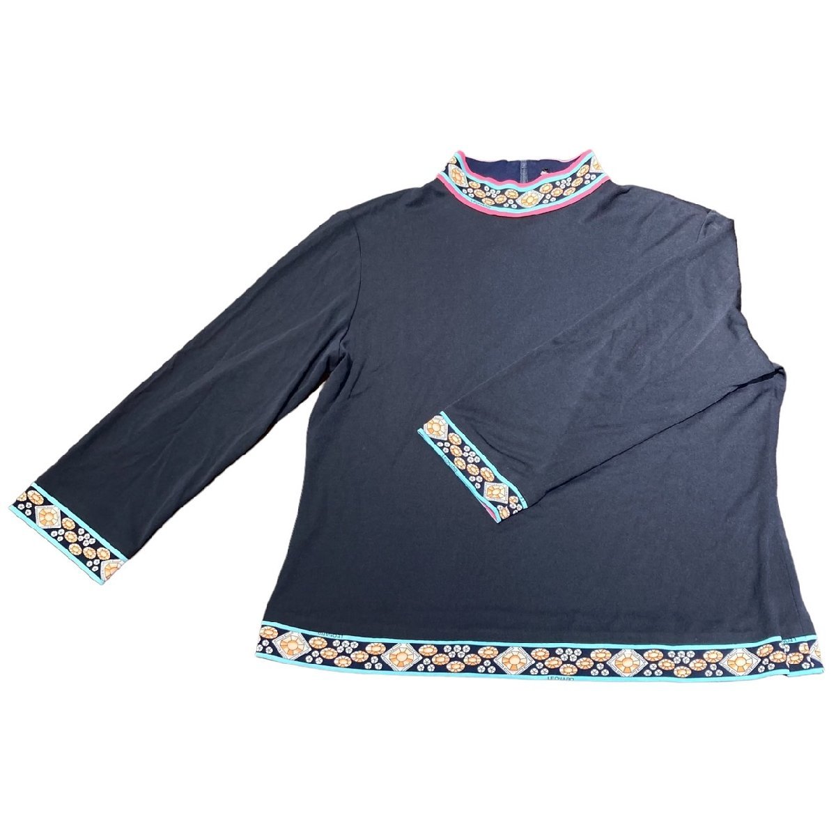 LEONARD トップス カットソー 長袖 〇LEONARD レオナール トップス