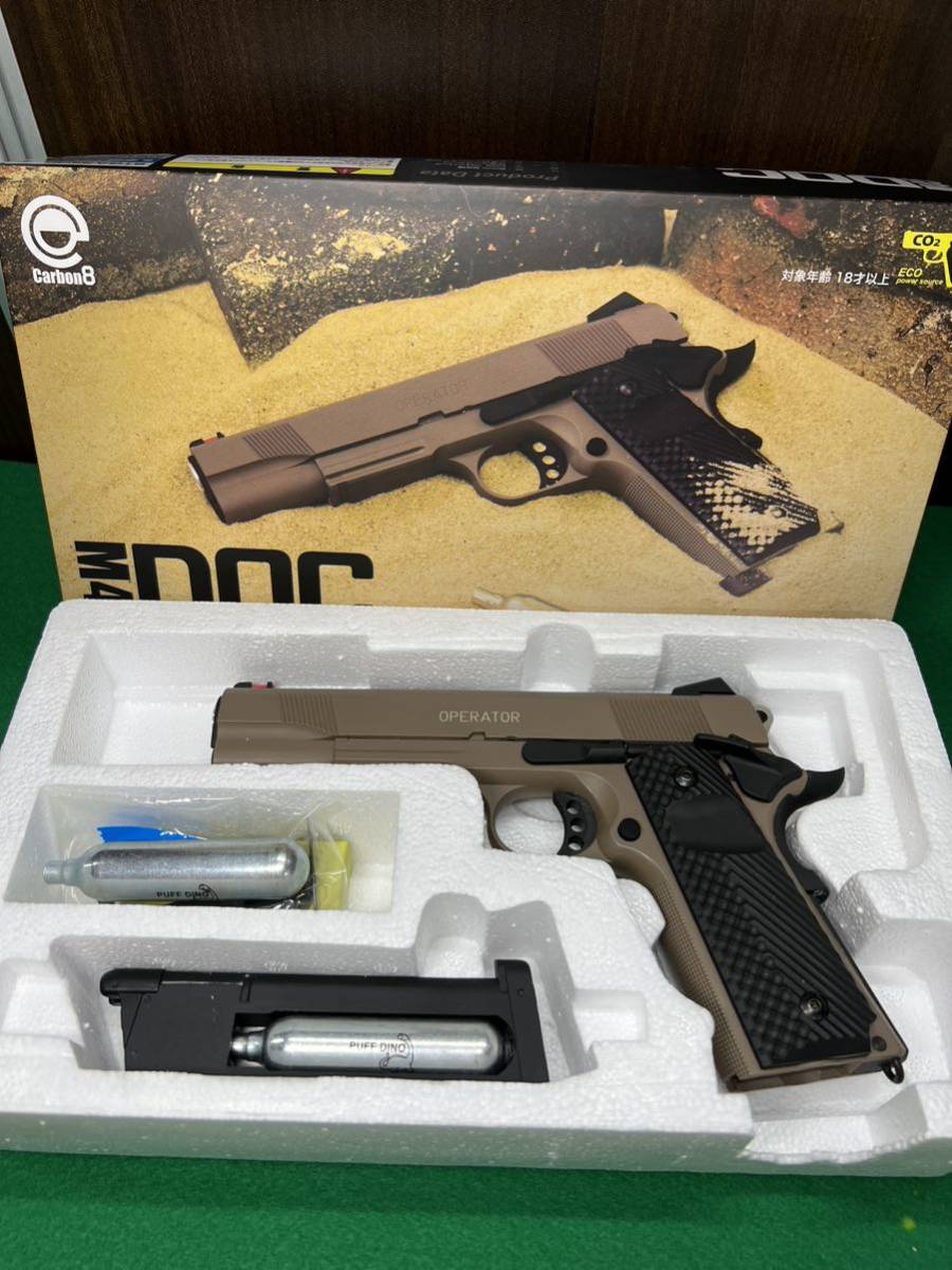 Carbon8 M45 DOC ガスブローバック Co2ガスガン カーボネイト 中古品