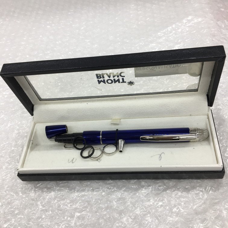 モンブラン スターウォーカー クールブルー ボールペン ジャンク品