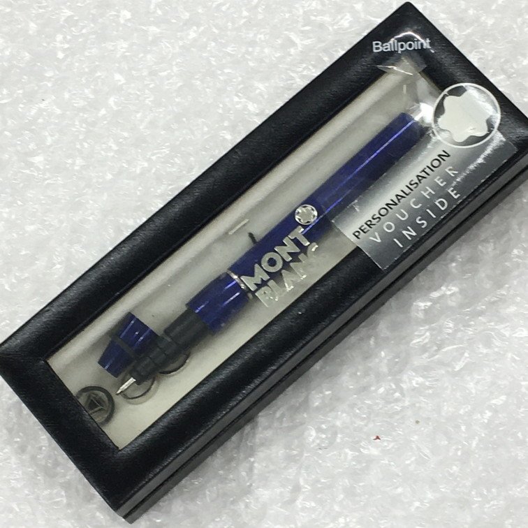 モンブラン スターウォーカー クールブルー ボールペン ジャンク品
