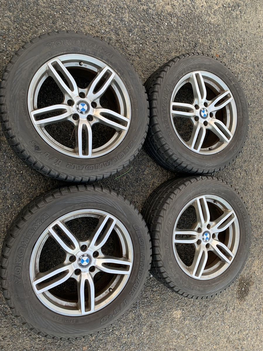 BMW x5 18インチ　純正アルミホイール 255/55R18 4本セット　ヨコハマスタッドレスタイヤです
