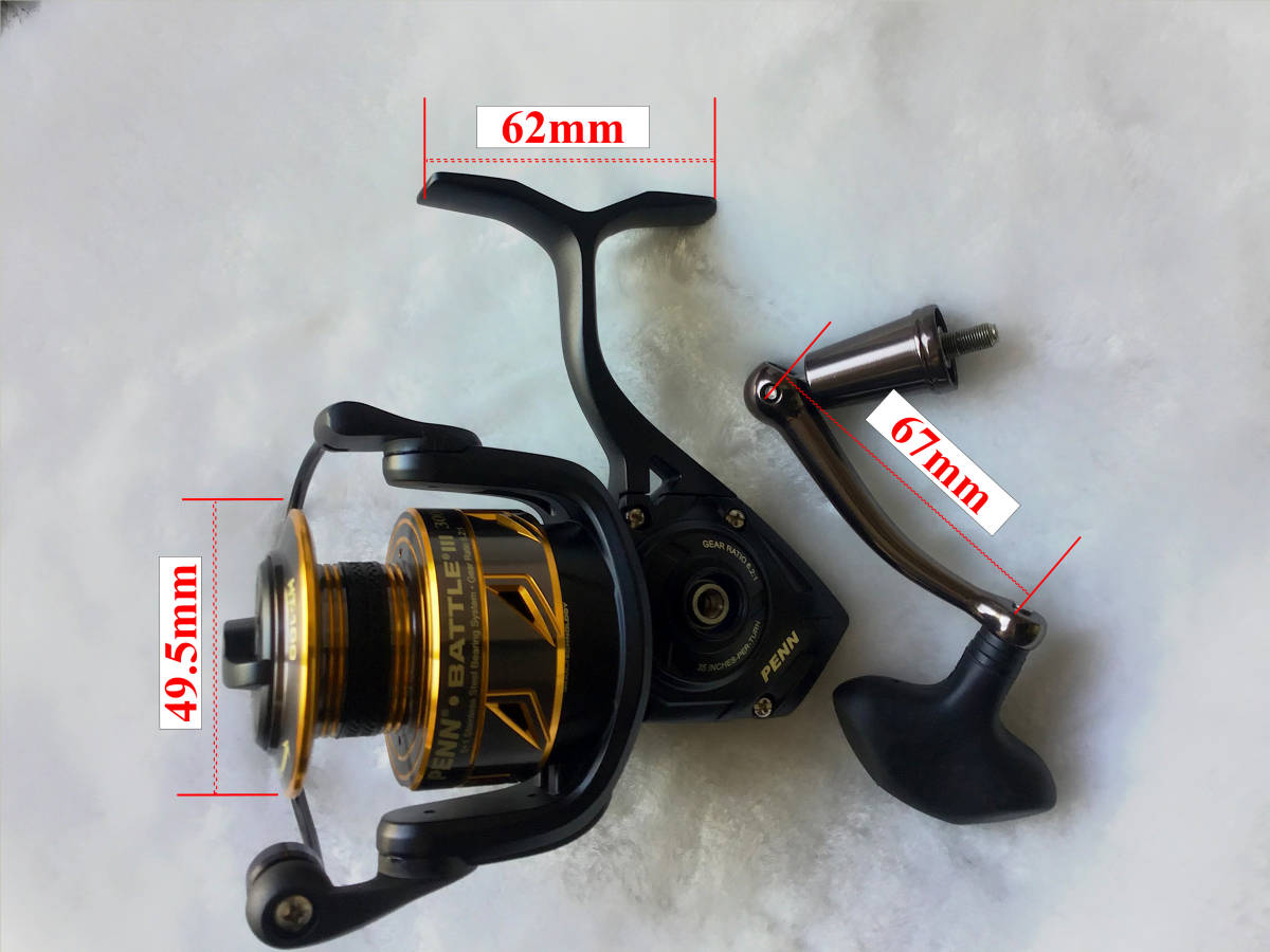 PENN Battl Ⅲ 3000 ( ペン バトル3 ) スピニングリール 海釣りなど
