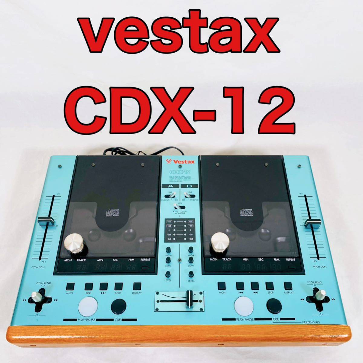 希少】vestax ベスタックス CDX-12 CDプレーヤー CDJ 送料無料 CDX-12