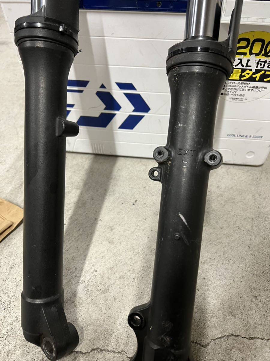 トリッカー DG10J純正フロントフォーク左右ショック オイル滲み