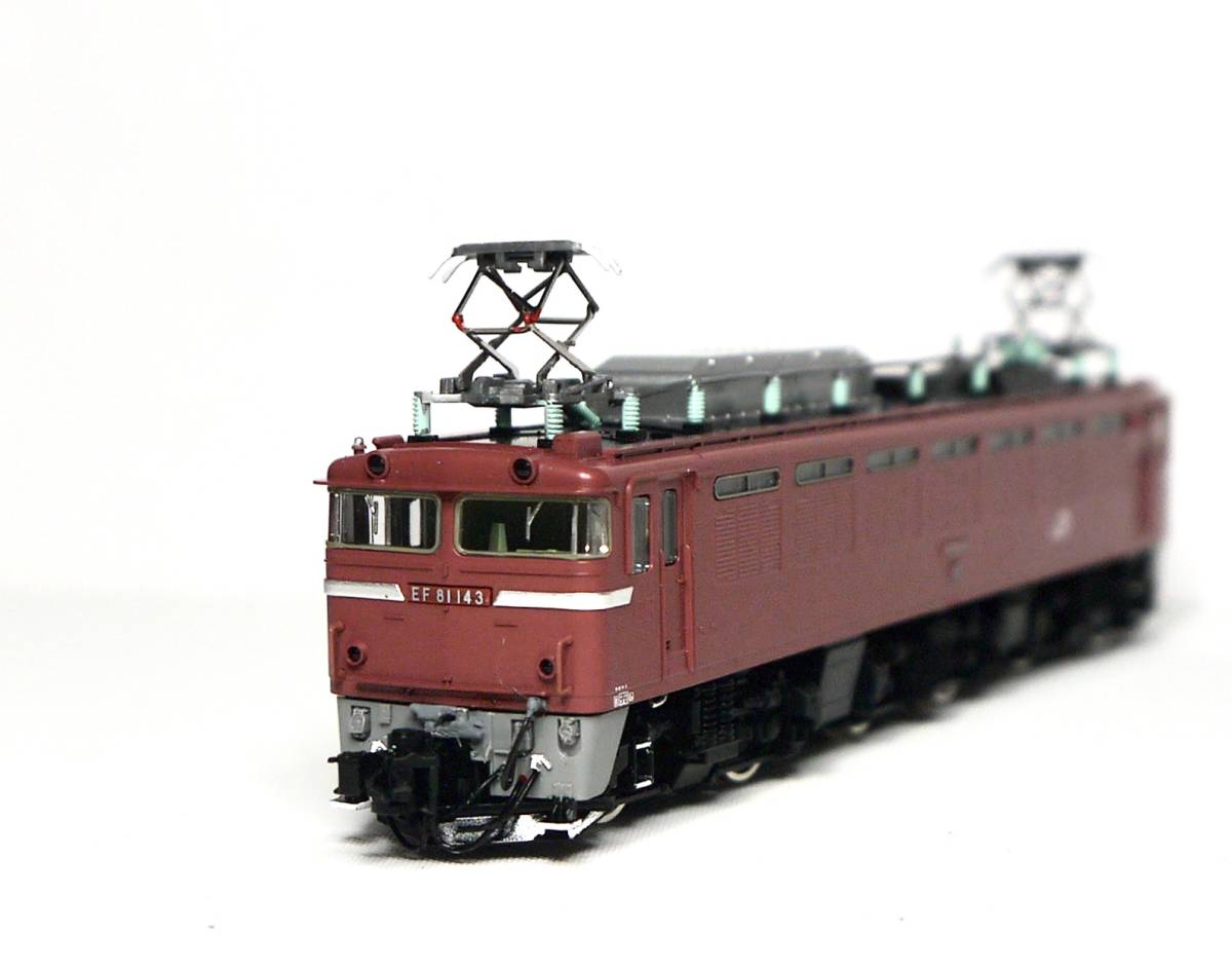 TOMIX 9149 EF81（長岡運転所・ローズ・ひさし付） 双頭連結器化 加工品 JR