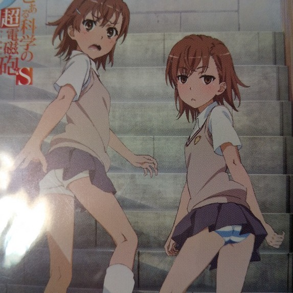 未使用 とある科学の超電磁砲S 図書カード 500円 1枚 御坂美琴 御坂妹