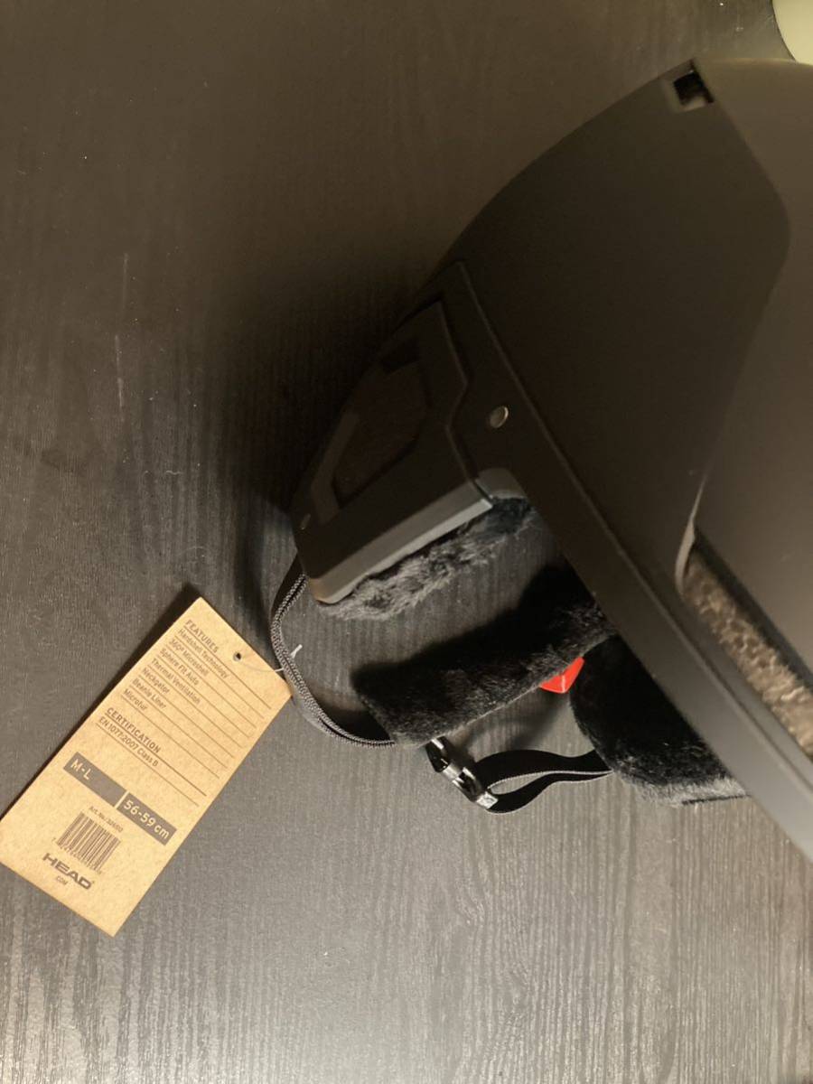 新品未使用(HEAD、スキー用ヘルメット、黒)