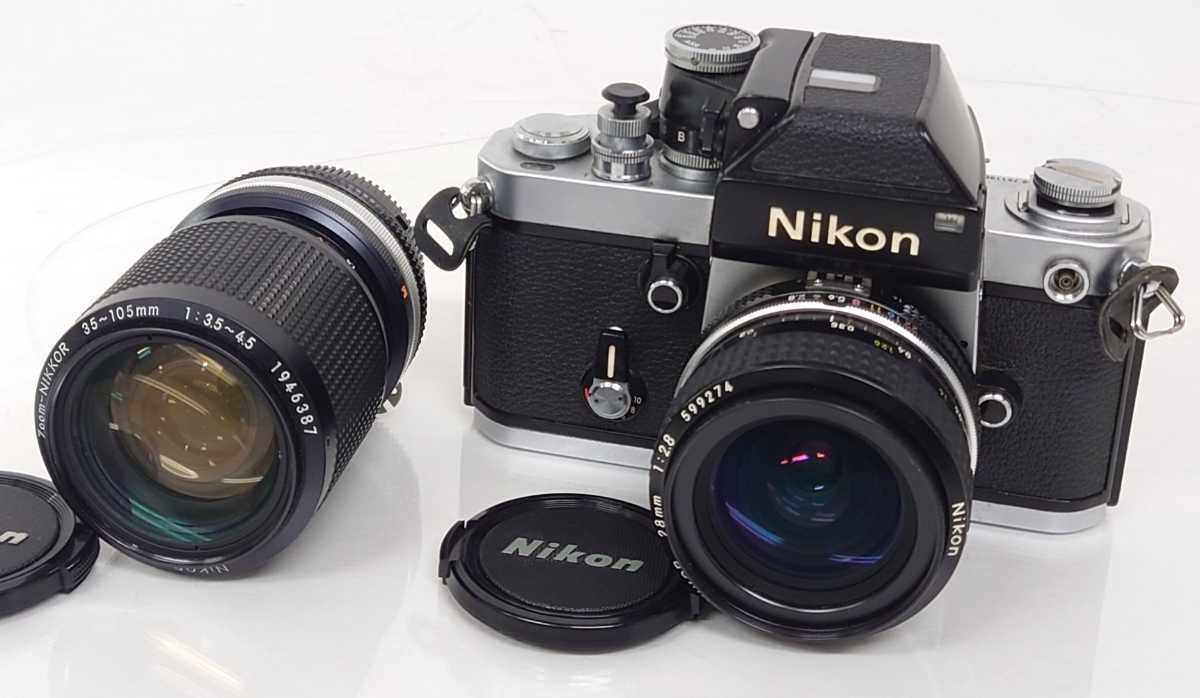 BK-1721】 Nikon F2 フォトミック一眼レフ カメラ シルバーボディ