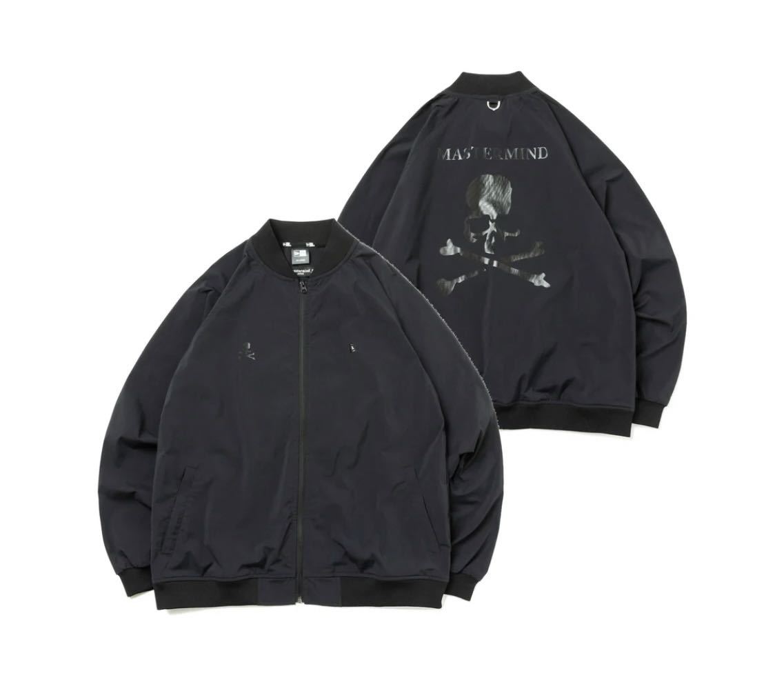 23ss mastermind JAPAN × NEW ERA 616 BOMBER JACKET/BLACK サイズL 新品未使用　ナイロンジャケット　マスターマインド正規品