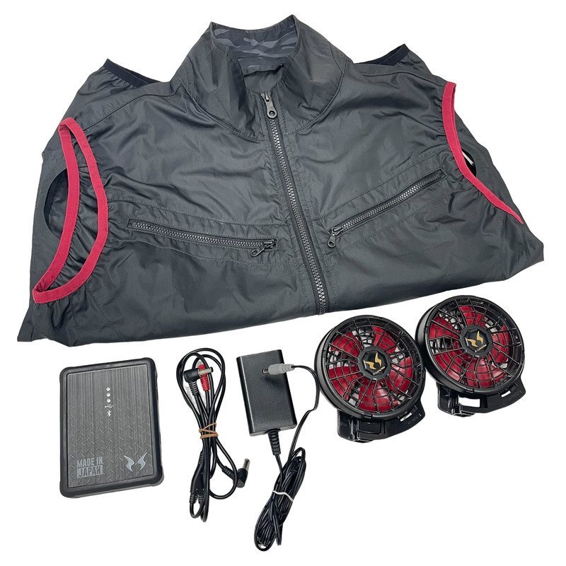 Z-DRAGON 74070 空調服(R)ベスト リチウムイオンバッテリー空調服セット Lサイズ RD9290J＋RD9210H 中古 N2301K191