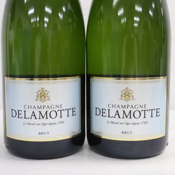 2本セット】DELAMOTTE（ドゥラモット）ブリュット 12％ 750ml X23A160154