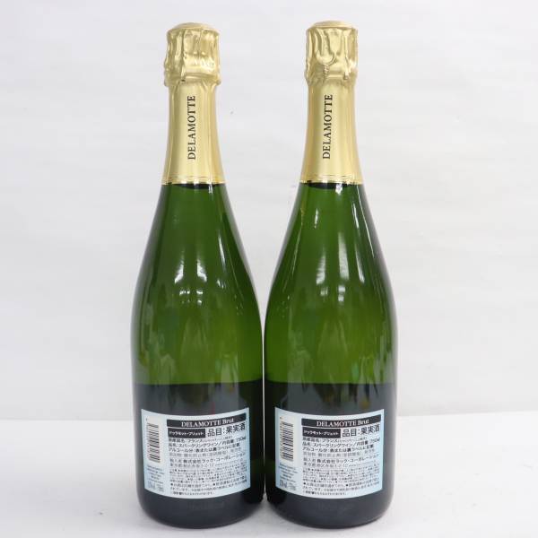 2本セット】DELAMOTTE（ドゥラモット）ブリュット 12％ 750ml X23A160154