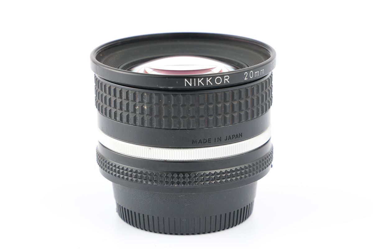 20mm Nikon NIKKOR f⁄2.8 Lens - f⁄4 Manual Focus Nikkor AI AIS Caps