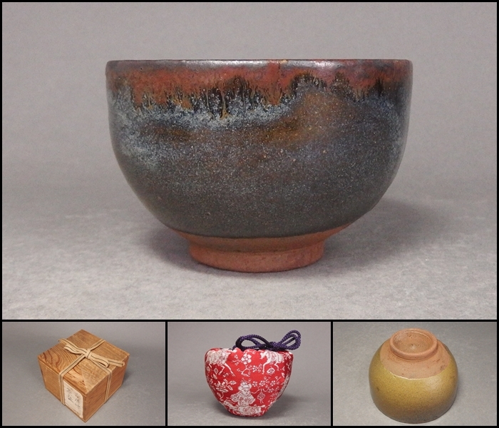 漸】江戸時代『尾形乾山』梅花絵大鉢 高台鉢 火鉢 一対 一双 古美術