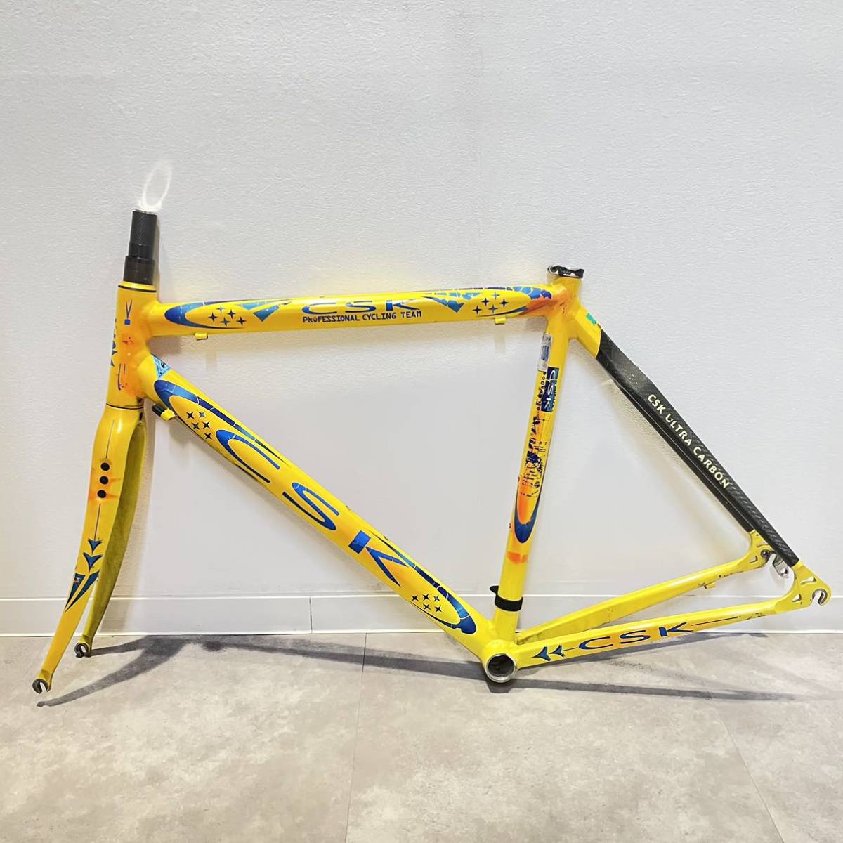 直接引取限定】 CSK ULTRA CARBON ロードバイク ピスト カーボン 