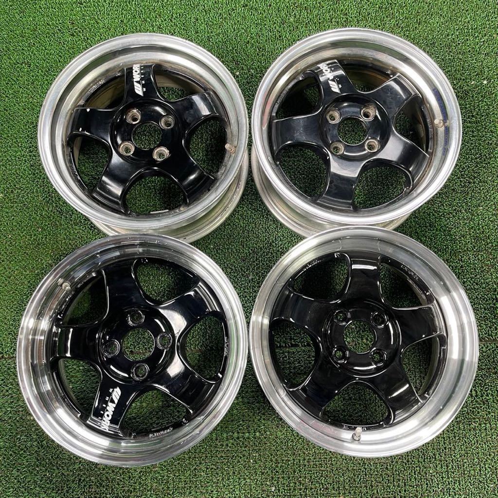 ☆良品 WORK MEISTER S1 2P ワーク マイスター 15×6.5J OFF+39 PCD100 