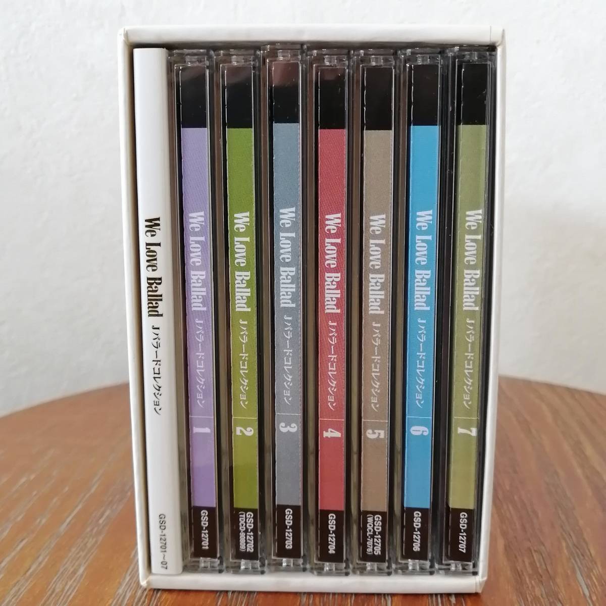 We Love Ballad Jバラードコレクション CD-BOX 7枚組 112曲 歌詞ブック付 /