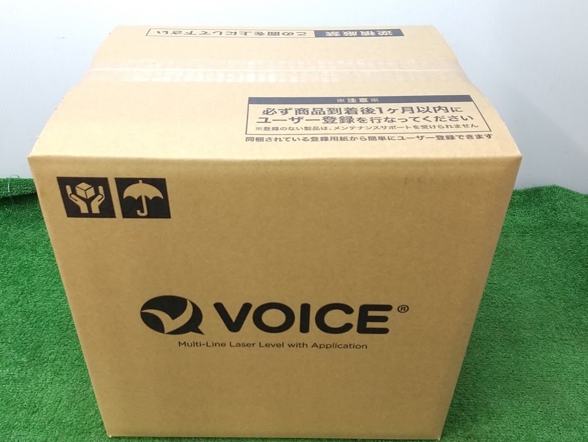 未使用品 VOICE ヴォイス 5ライン グリーン レーザー墨出し器 Model-G5