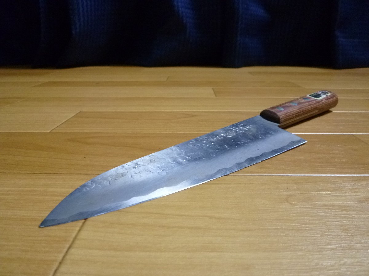 義定作 京刃物 手打 保津川 三徳包丁 庖丁 料理 和 45(三徳包丁、万能包丁)|売買されたオークション情報、yahooの商品情報を ...