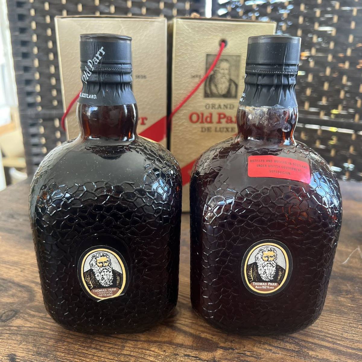 未開栓 古酒 オールドパー Old Parr スコッチウィスキー De Luxe