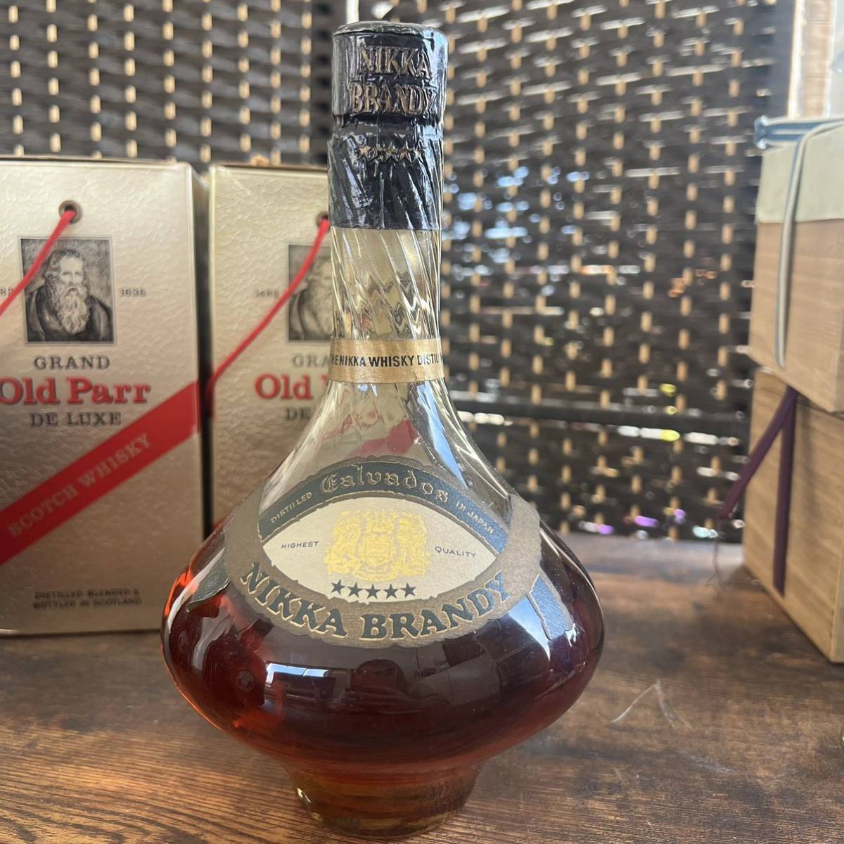 未開栓 古酒 オールドパー Old Parr スコッチウィスキー De Luxe
