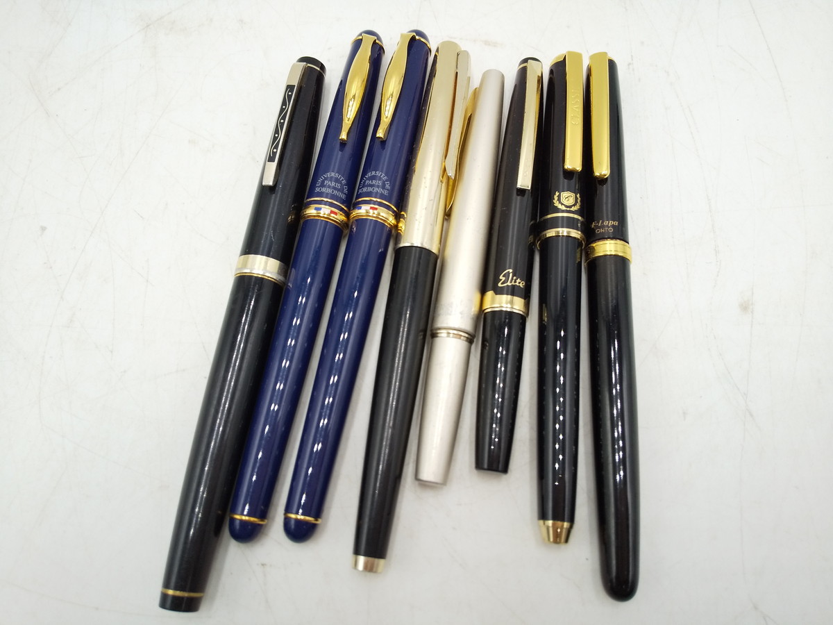 Y1-310 ★ 万年筆 まとめ 21K 18K 等 ペン先 Elite sorbonneなど 筆記用具 文房具