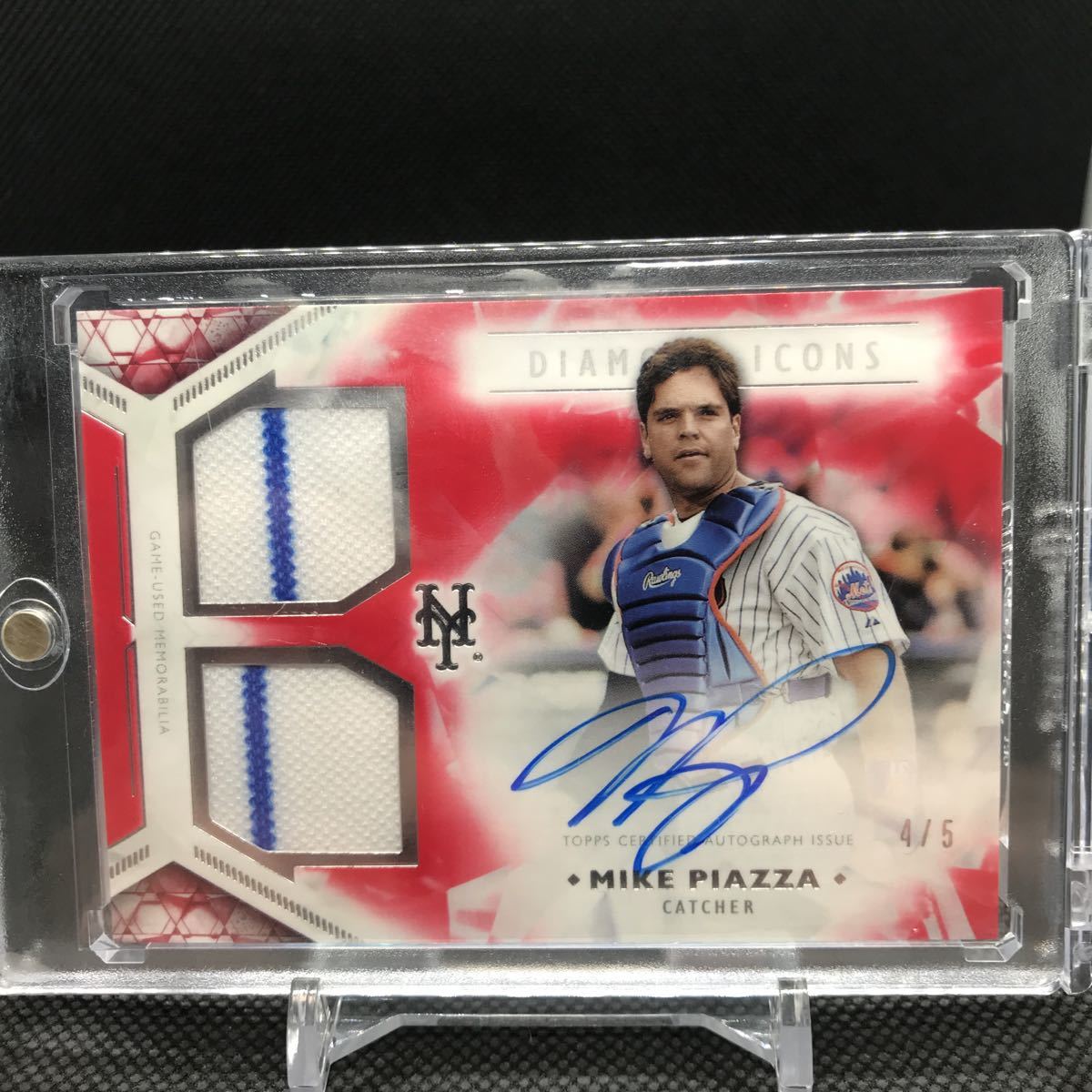最安値，爆買い 2018 topps diamond icons mike piazza auto dual relic 直筆 サイン マイク ピアザ 5枚限定(Topps)｜売買されたオークション情報、yahooの商品情報をアーカイブ公開 - オークファン シングルカード