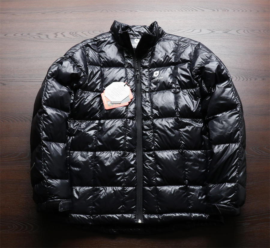 新品HX54-スイス ダウンジャケット メンズ 105/XL ライト 超軽量