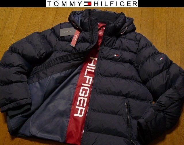 L(US)XL(JP位) トミーヒルフィガーUSA限定 豪華仕様マットネイビー極暖 