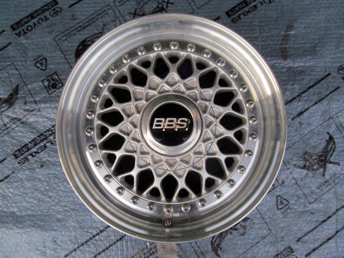 1円～(^^♪ BBS RS240 6J×14 4H +40 pcd.100 4枚中古 完全売切 