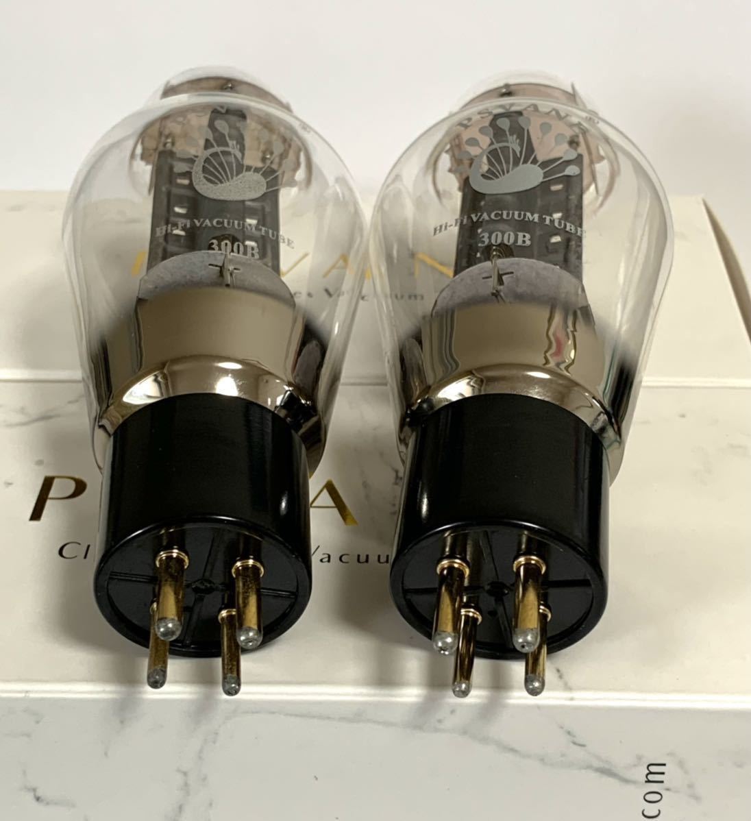 300B/プスバン グリード金、足金、マッチドペア PSVANE 300B 金足2本