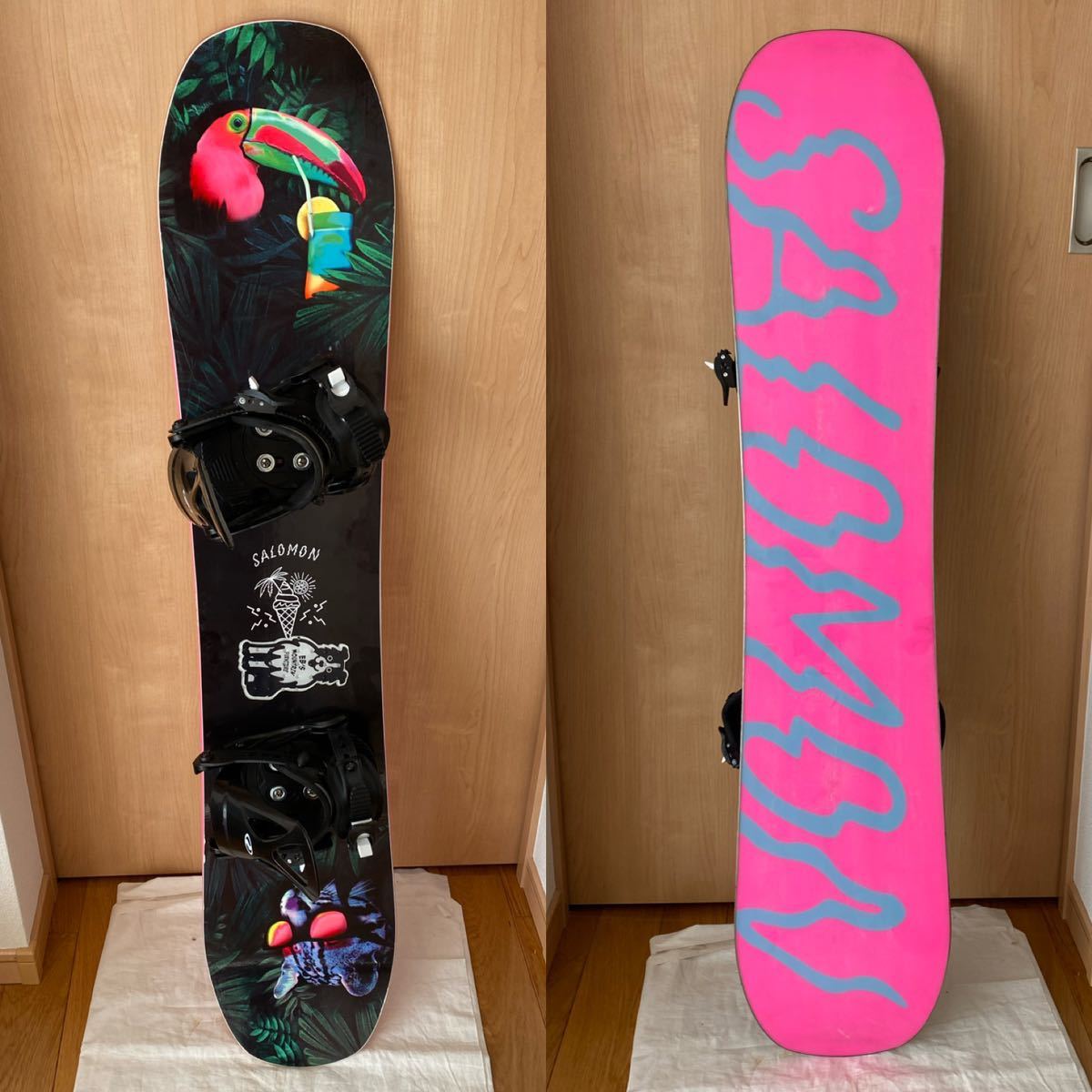 Salomon サロモンキッズ スノーボード 120cm UNIONバイン付き SALOMON