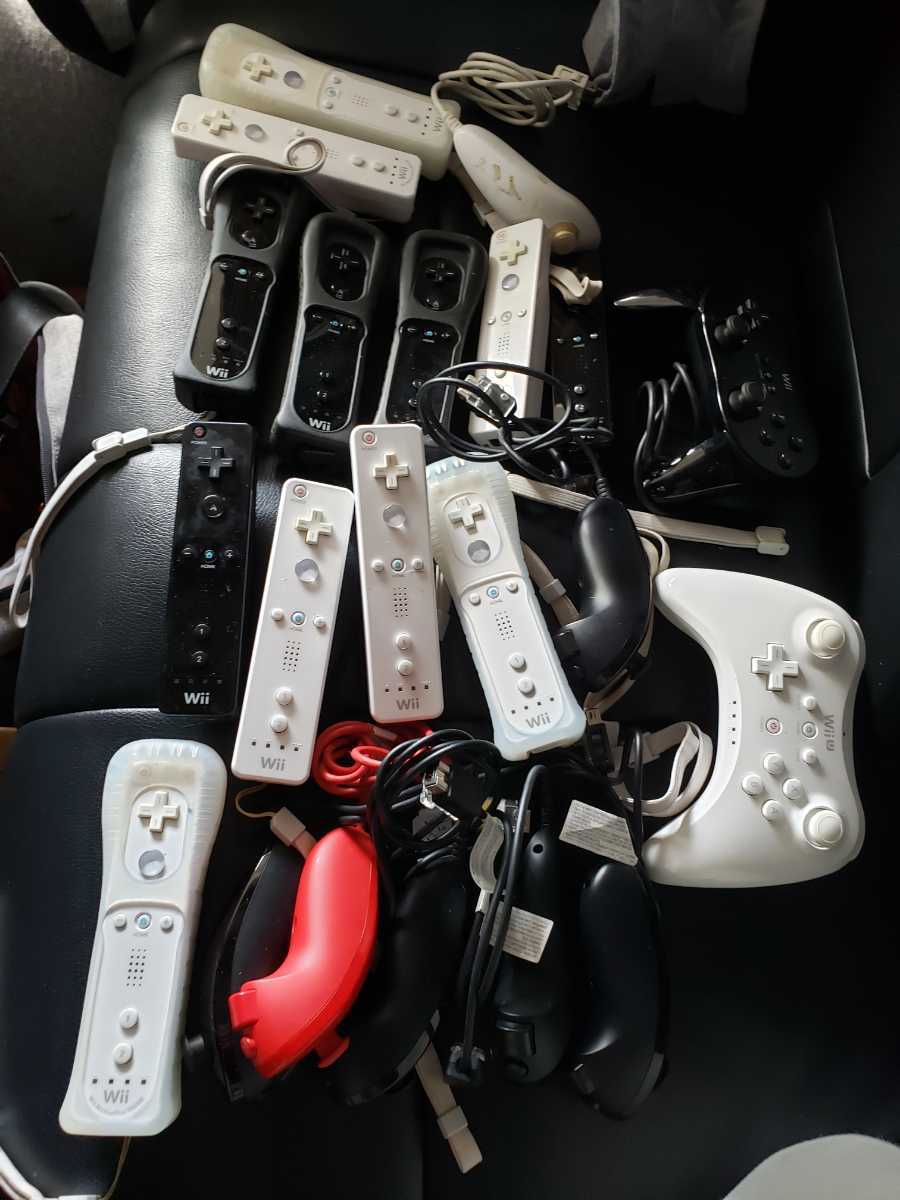 Wiiリモコン 任天堂 大量セット ヌンチャク Wiiリモコンプラス 周辺機器　クラッシックコントローラー 