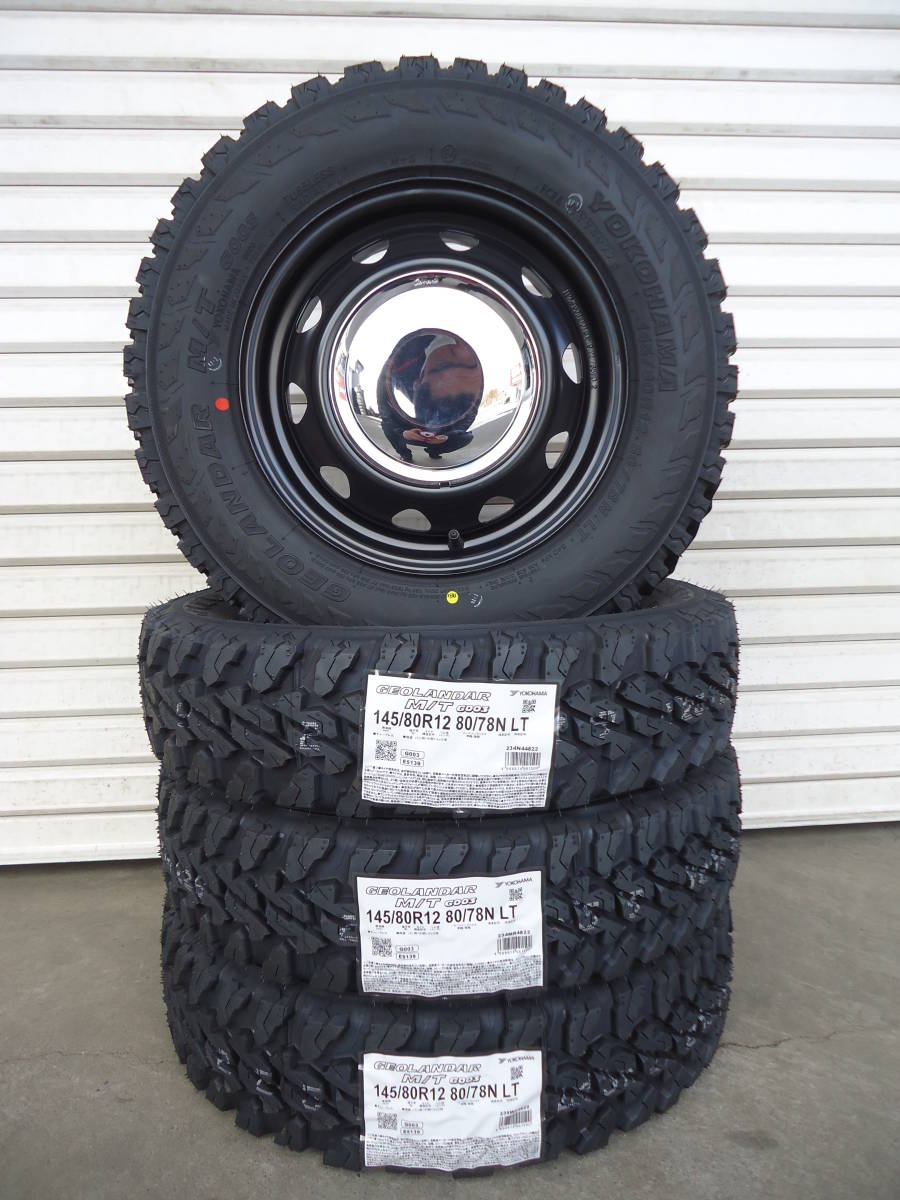 ヨコハマジオランダーM/T G003☆145/80R12☆クリッパーハイゼット