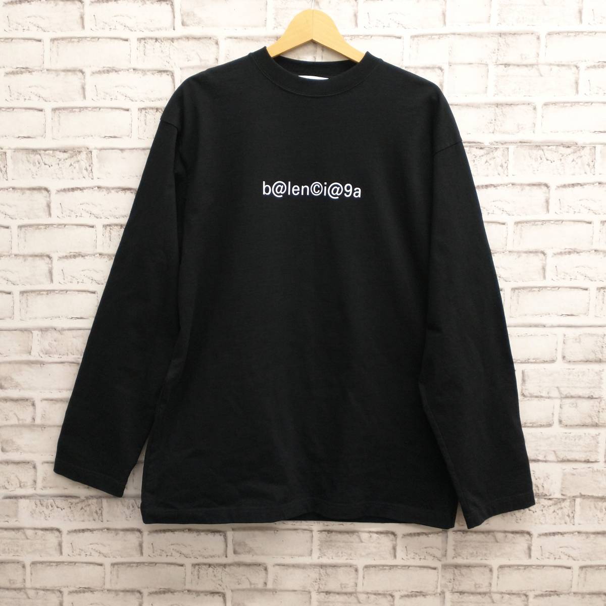 BALENCIAGA バレンシアガ フロントロゴ ロングスリーブ Tシャツ