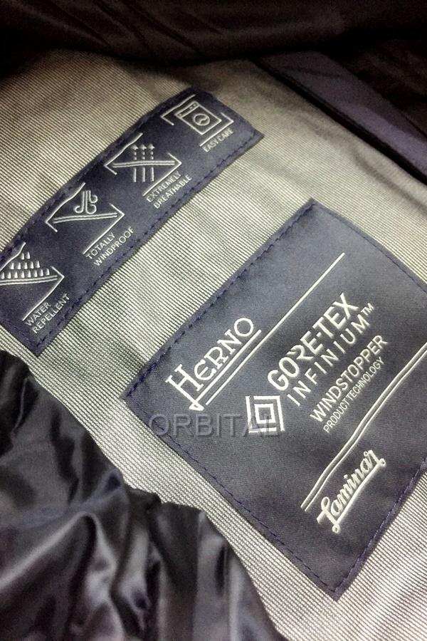 代官山 HERNO Laminar ヘルノラミナー 国内正規 GORE-TEX ゴアテックス ダウンベスト サイズ46 ネイビー(その他 ...