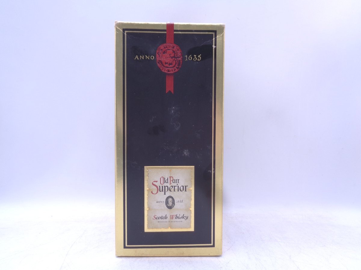 オールドパー スペリオール スコッチ ウイスキー 750ml 43% 古酒 未開 