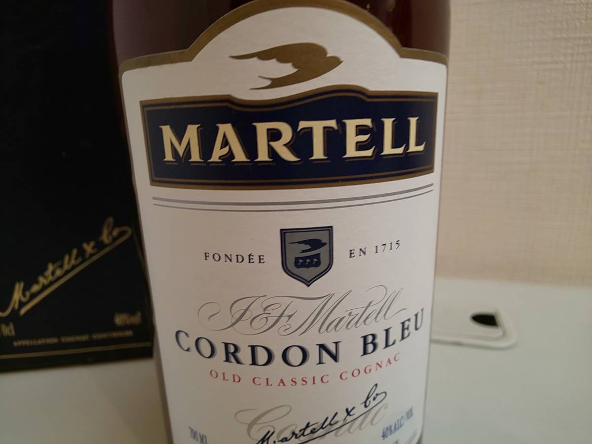 MARTELL CORDON BLEU コニャック 40% 700ml古酒 箱有 飲料・酒