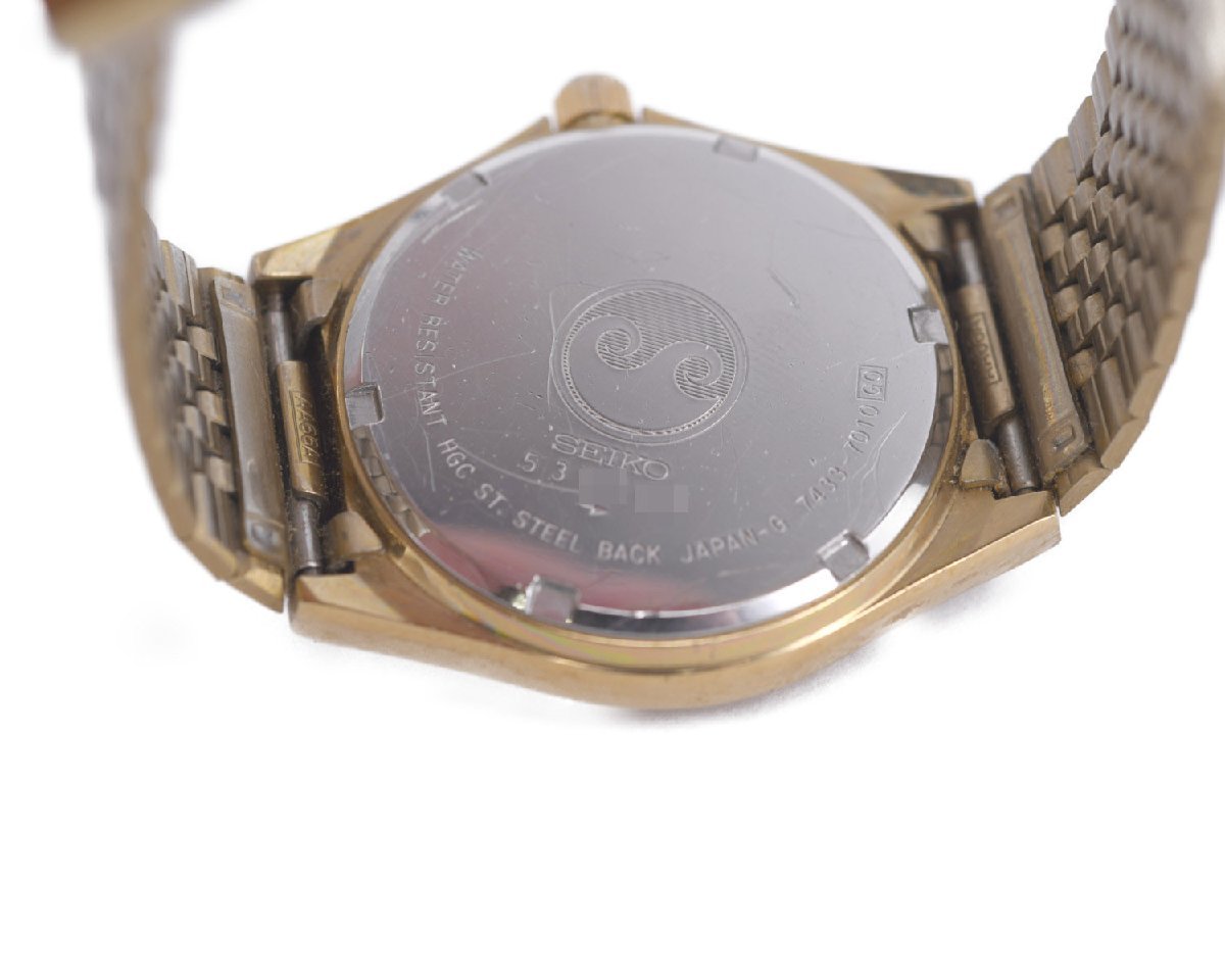 中古品] 稼働品【SEIKO】セイコー Chronos クロノス クォーツ 7433