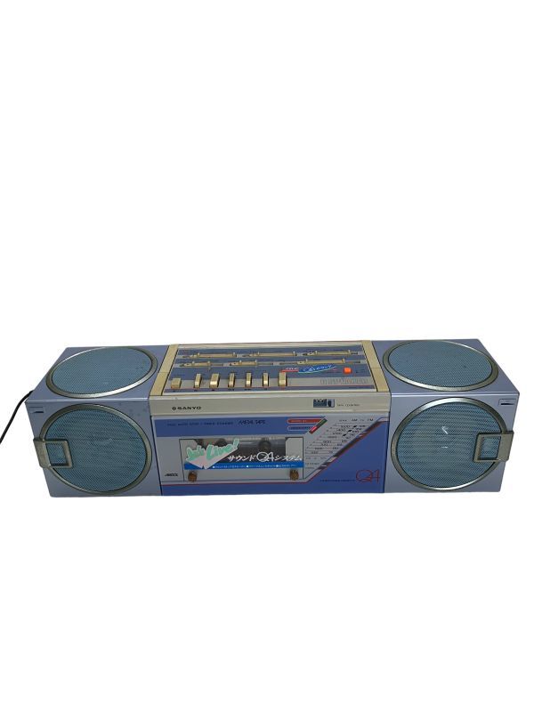 SANYO サンヨー ラジオカセットレコーダー アンティークラジカセ MR-Q4 SANYO サンヨー ラジオカセットレコーダー アンティークラジカセ MR-Q4