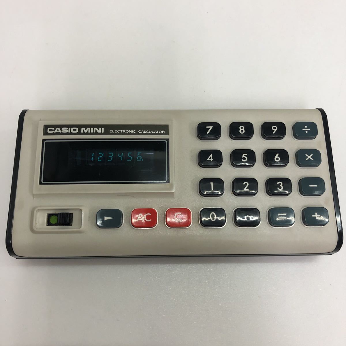 電卓 カシオミニ 昭和レトロ ELECTRONIC CM-602 カシオ、初の小型電卓 