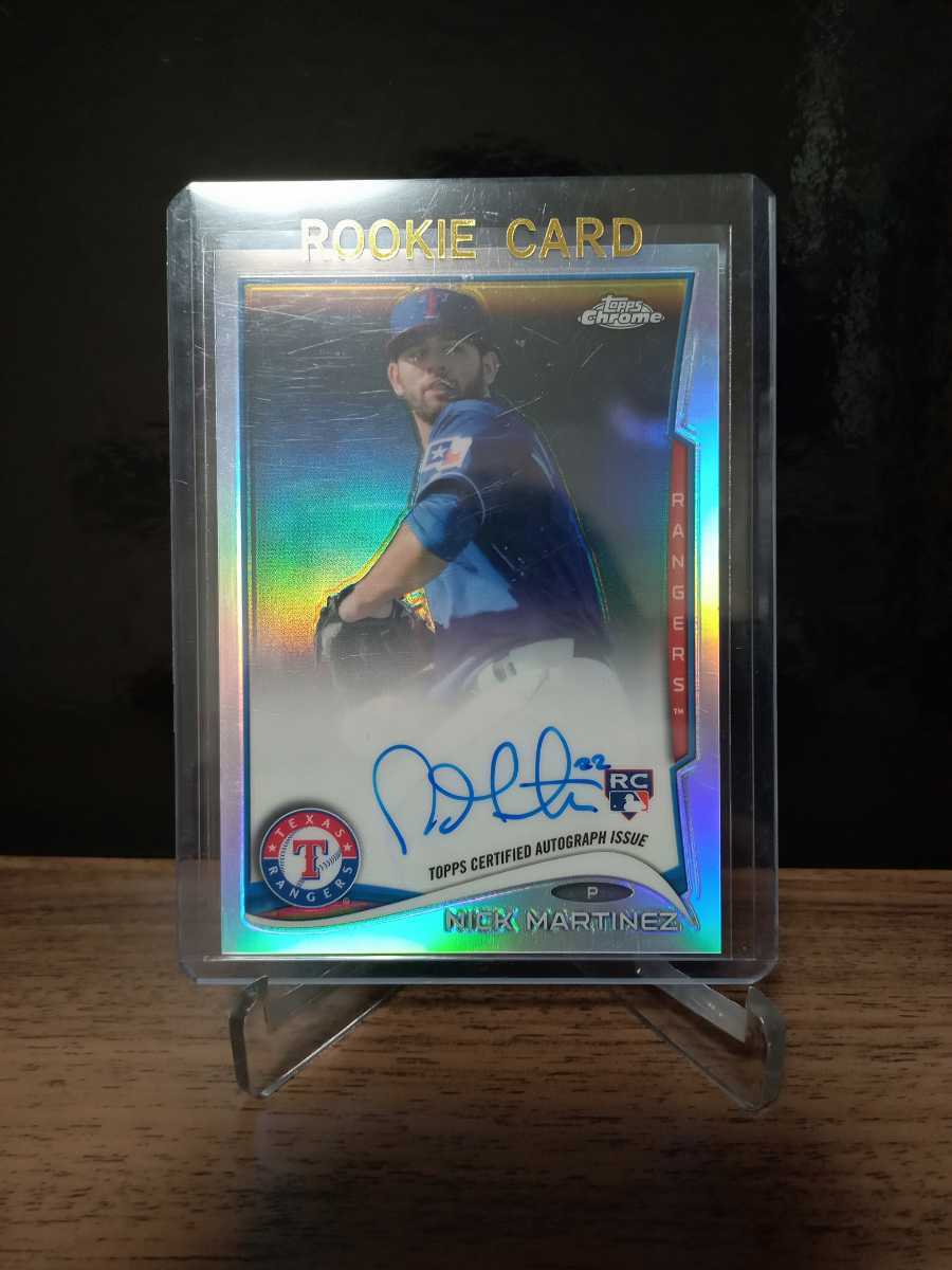  topps chrome nick martinez ニック マルティネス 直筆サイン 499枚限定 日本ハムファイターズ レンジャーズ RC(Topps)｜売買されたオークション情報、yahooの商品情報をアーカイブ公開 - オークファン シングルカード