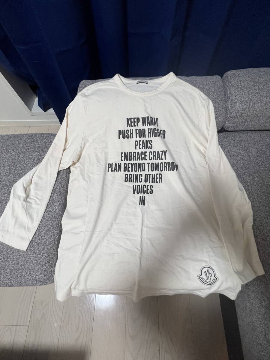 MONCLER モンクレール ロングTシャツ メンズ サイズXXL モンクレール