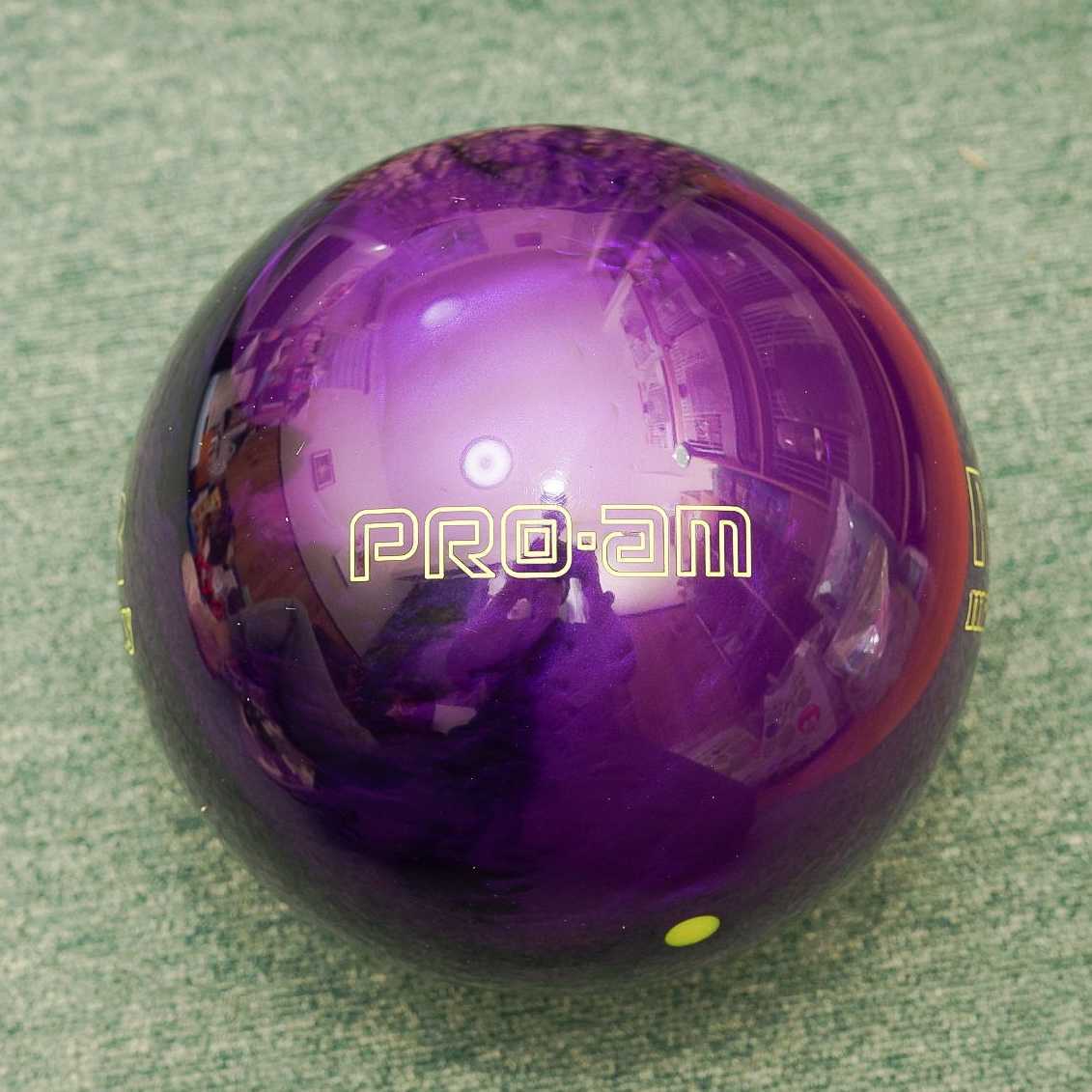 プロアム マジョリティパープル 15ポンド中古 ボール スポーツ別