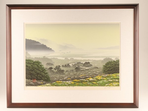 新作登場，低価 流 宮本秋風 湿原の春 木版画 KM360(木版画)｜売買されたオークション情報、yahooの商品情報をアーカイブ公開 - オークファン 木版画